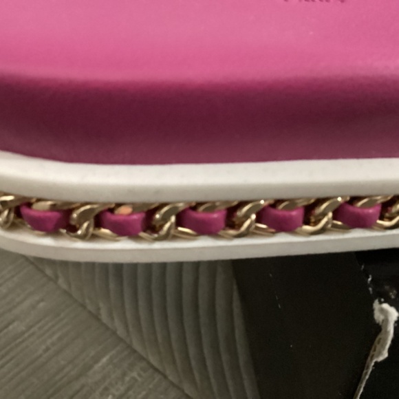 KARL LAGERFELD PARIS Women's Bijou Embellished Slide Sandals, size 6.5 - Picture 7 of 10